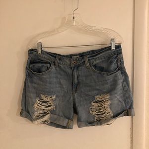 Sneak Peak Boyfriend Style Shorts